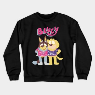 Bluey and Family Design Crewneck Sweatshirt